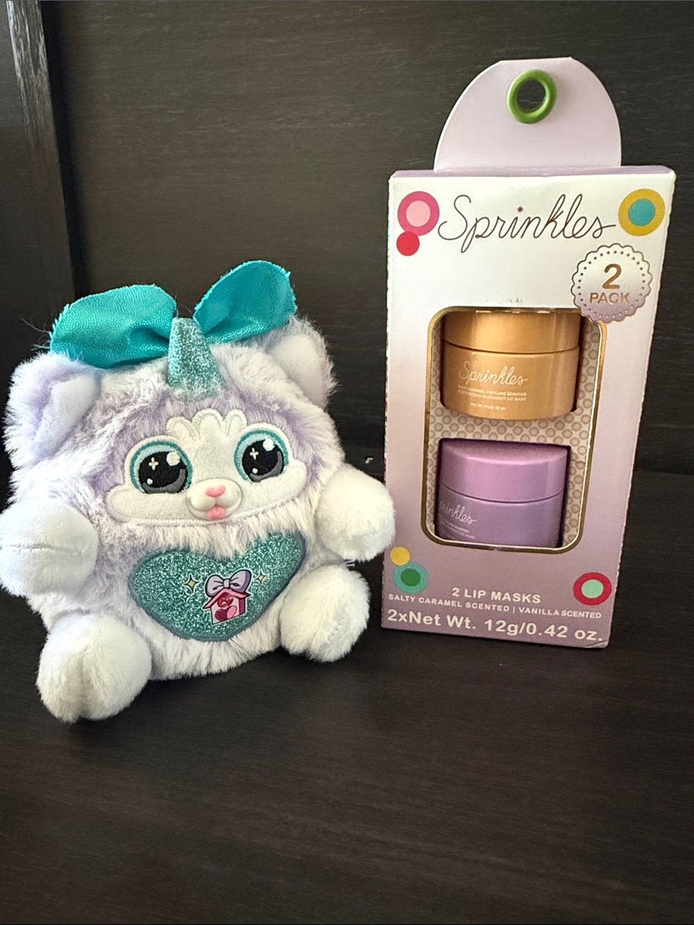 Bundle Plush Unicorn & Sprinkles Lip Mask 2-Pack - Picture 1 of 4